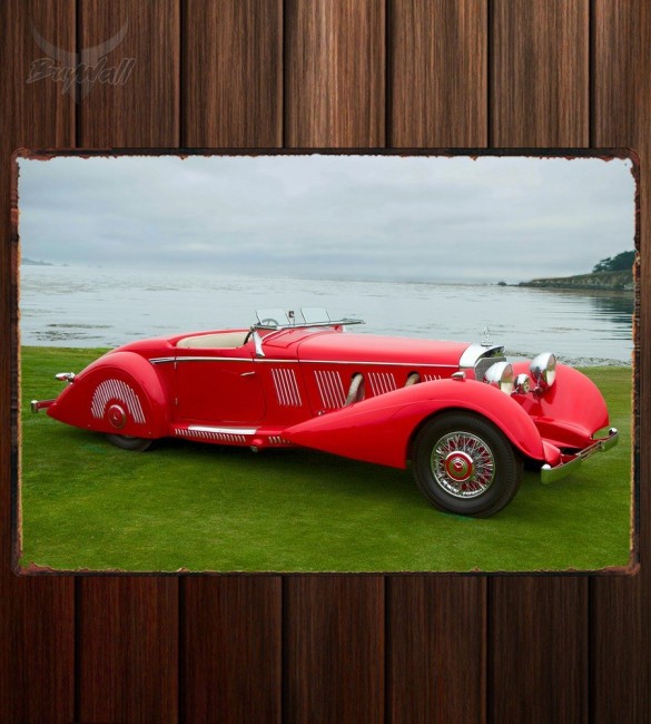 Металлическая табличка Mercedes-Benz 540K Special Roadster by Mayfair Металлическая табличка Mercedes-Benz 540K Special Roadster by Mayfair